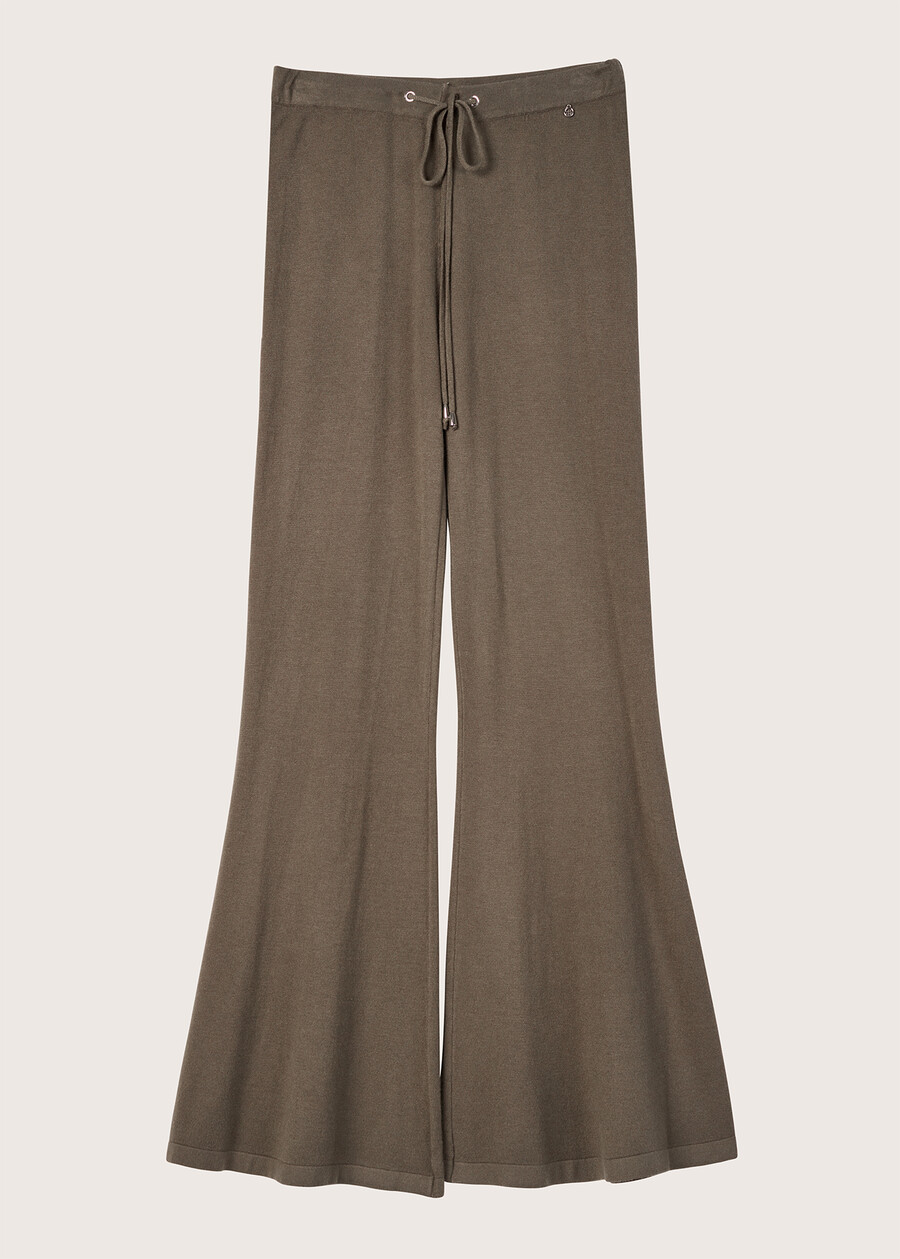Phoebe flared trousers VERDE CAPPERBEIGE GREIGE Woman , image number 5