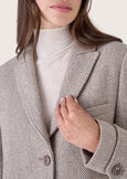Colet woolen coat GRIGIO TORTORANERO BLACK Woman image number 4