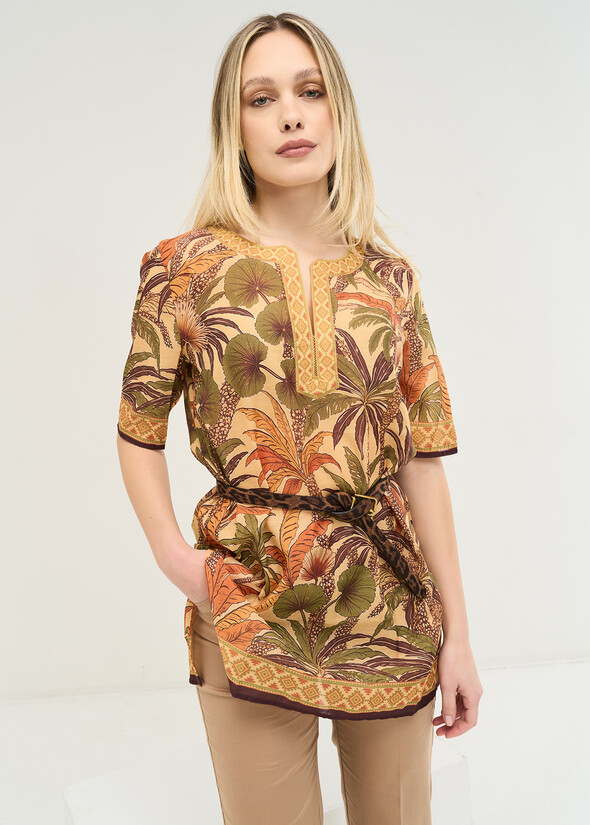 Blusa Kurta Biggy stampata RAORF Donna null