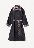 Thom trench coat with animal-print details NERO BLACK Woman image number 6
