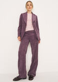 Giacca Giuliet in velluto GRIGIO CENEREVIOLA PURPLE Donna immagine n. 4