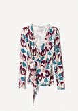 T-shirt Sally incrociata BLUE TURCHESE Donna immagine n. 5