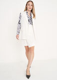 Gilet Gile Monopetto Con Tasche BIANCO WHITENERO BLACK Donna immagine n. 4