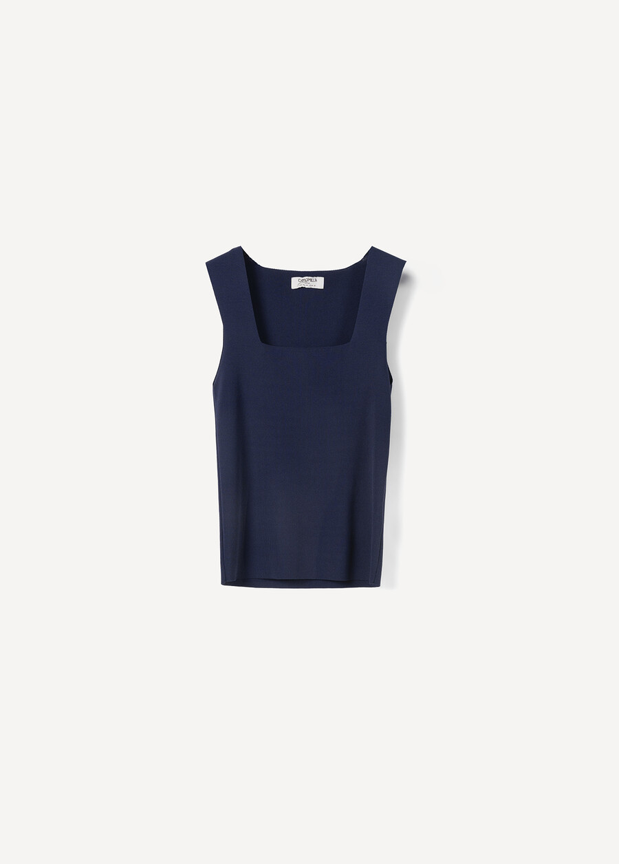Top Tiki In Maglia BLUE DARK BLUEVIOLA MULBERRY Donna , immagine n. 4