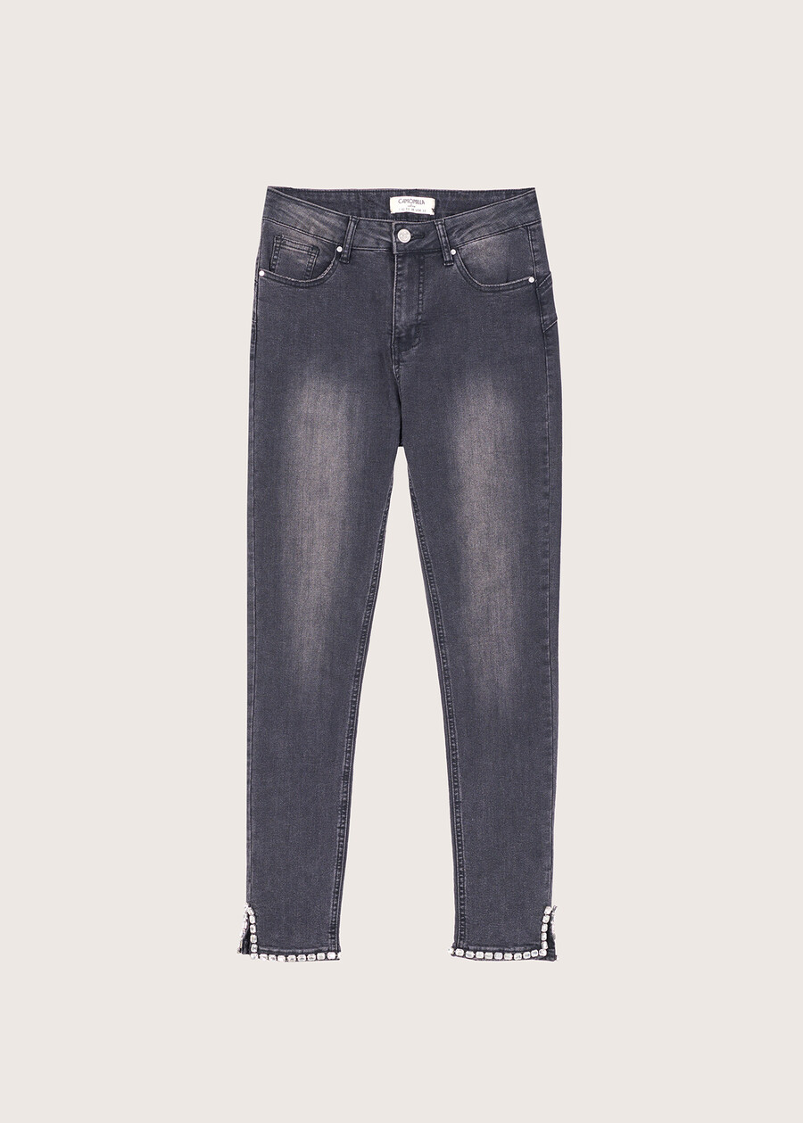 Pantalone Donny in denim di cotone GREY DENIM Donna , immagine n. 5