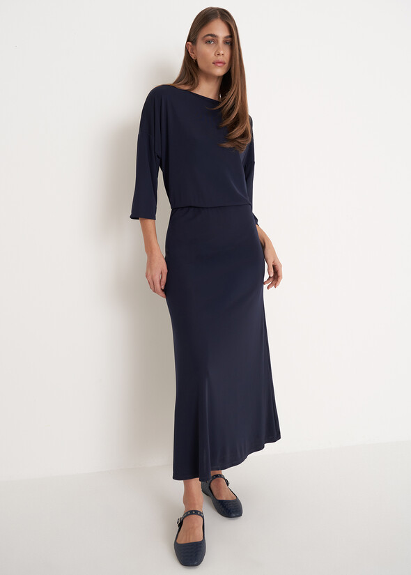 Abito lungo Amiry BLUE OLTREMARE  Donna null