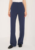 Pantalone Giorgia-F in screppino BLU MIDNIGHTVIOLA VINACCIA Donna immagine n. 2