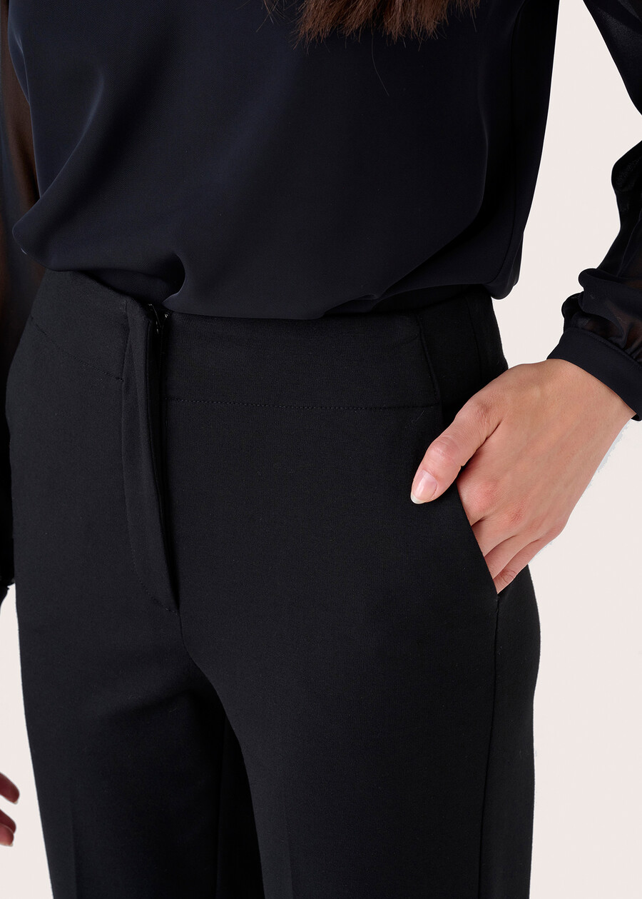 Pantalone Giorgia in punto Milano BIANCO WHITENERO BLACK Donna , immagine n. 5