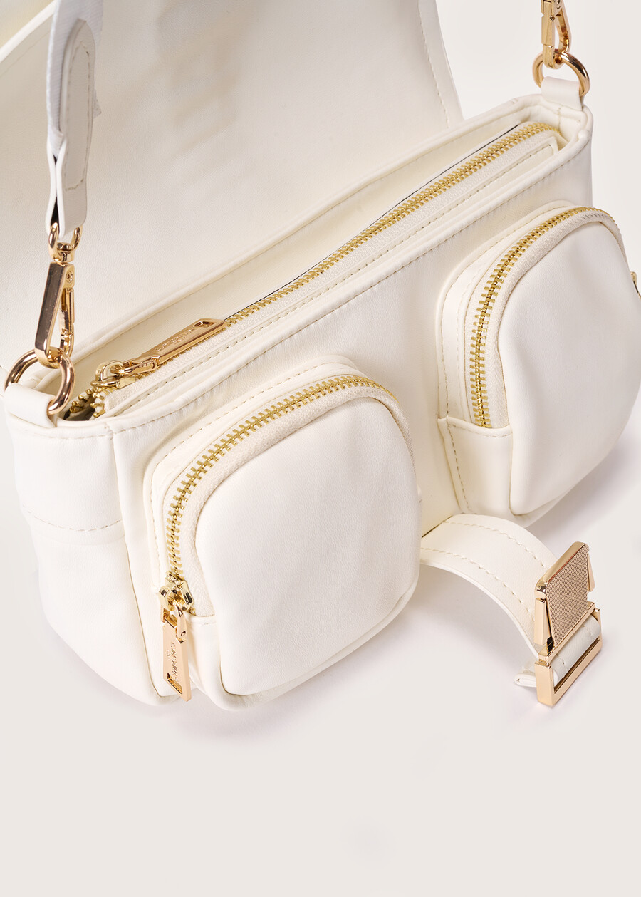 Bellis eco-leather shoulder bag BIANCOBLUE OLTREMARE  Woman , image number 5