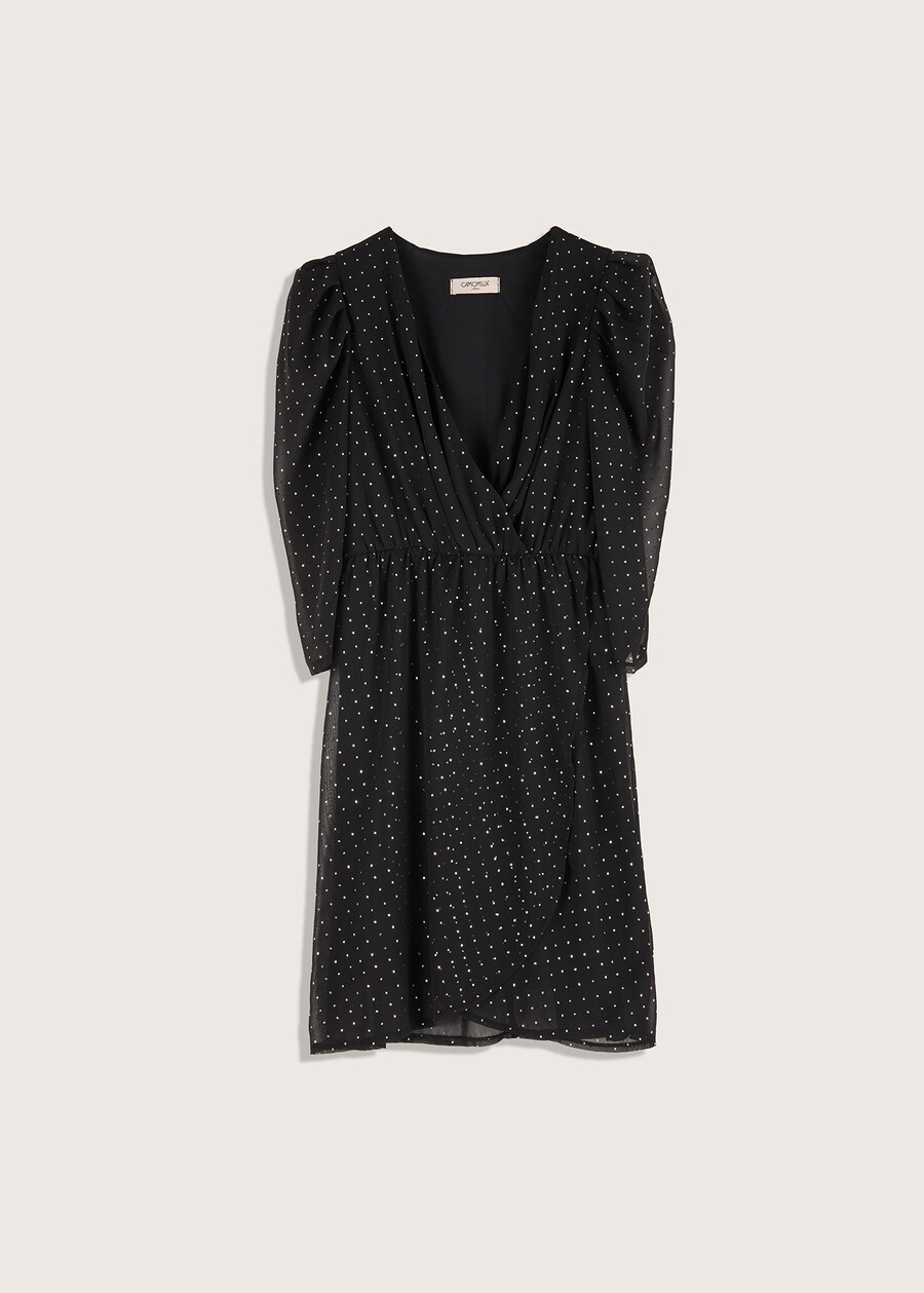 Andy georgette dress NERO Woman , image number 4