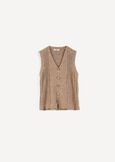 Top Taky a coste con bottoni MARRONE Donna immagine n. 5
