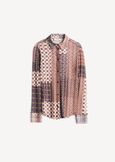 Camicia Calyd in mesh stampata GRIGIO TORTORA Donna immagine n. 4