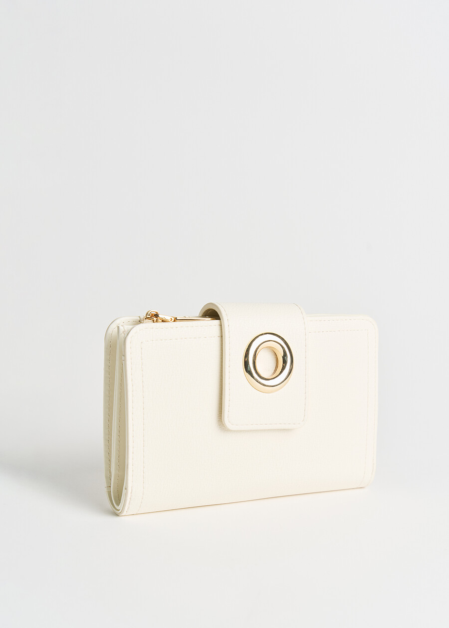 Portafoglio Path stampa cervo BIANCO WHITE Donna , immagine n. 1