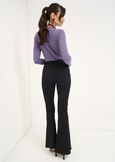 Pantaloni Victoria a zampa ROSSO BORDEAUXVERDE GARDENMARRONENERO Donna immagine n. 4