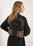 Zaino Betta stampa leopardata NERO BLACK Donna immagine n. 1