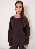 Monia sweater with sleeve pocket MARRONE CAFFEGRIGIO PERLA Woman image number 1