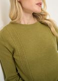 Maglia Marty treccia Laboratorio ROSSO BORDEAUXVERDE Donna immagine n. 2