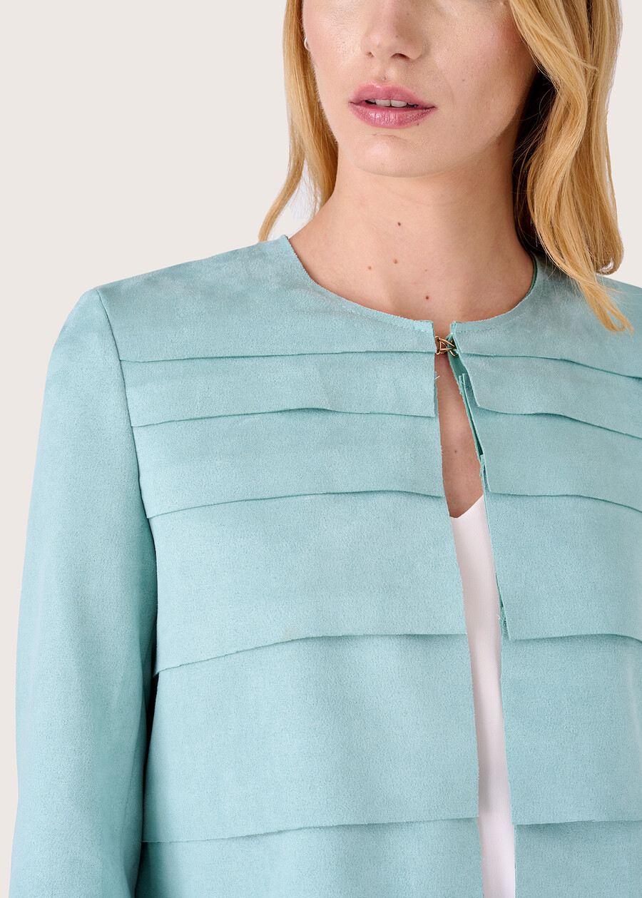 Gomez eco-suede jacket VERDE CLORO Woman , image number 2