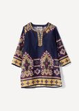 Blusa Baddy in crepe stampata BLU Donna immagine n. 5