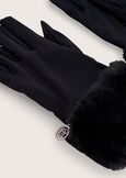 Guanti Gomi in tessuto tecnico NERO BLACK Donna immagine n. 3