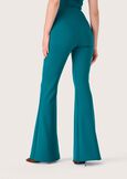 Victoria flared trousers VERDE POKERVIOLA BEGONIANERO Woman image number 3