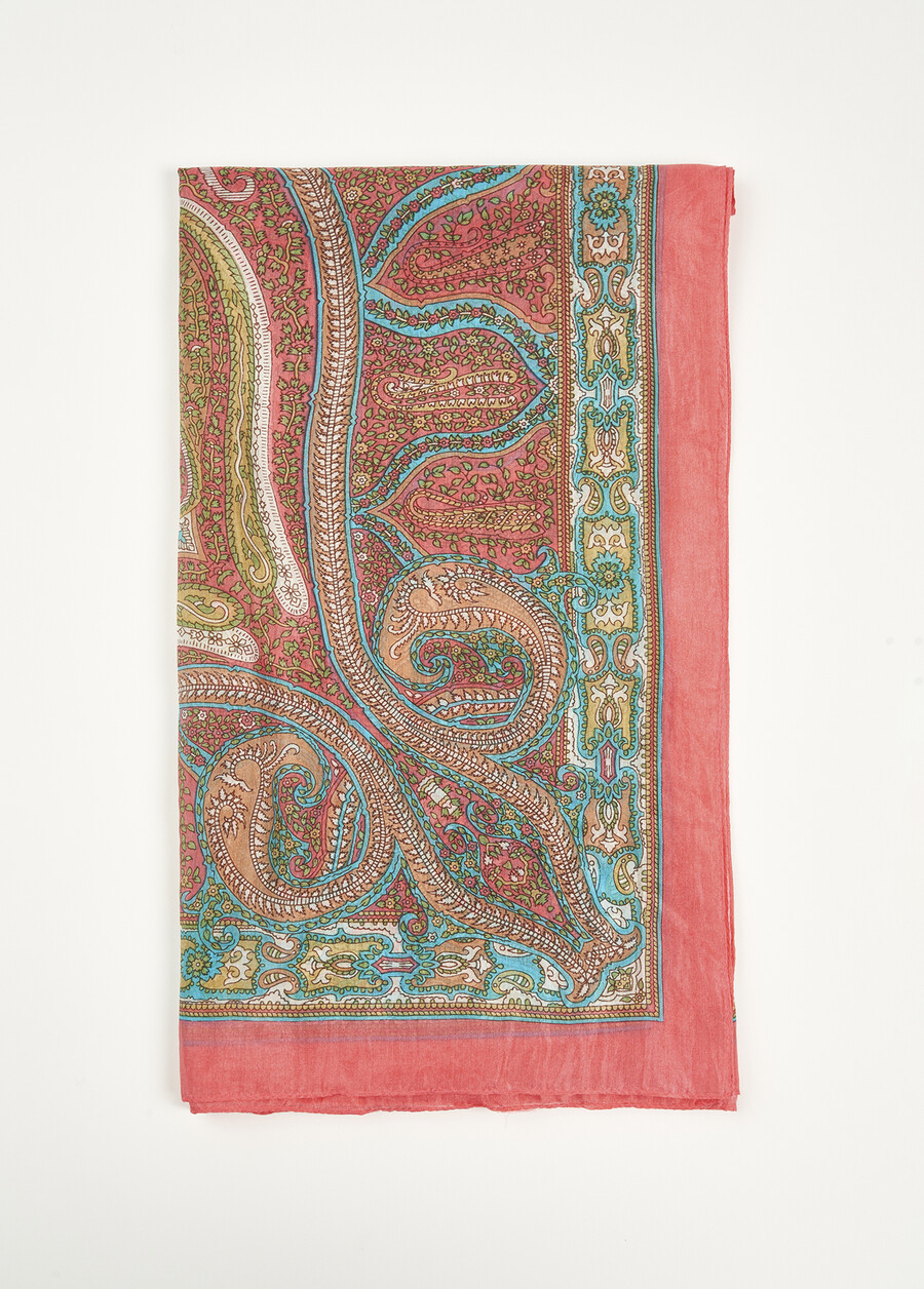 Foulard Semir 100% seta ROSSO GERANIO Donna , immagine n. 3