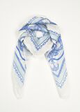 Simona 100% silk scarf BIANCO WHITEBIANCO WHITE Woman image number 1