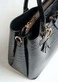 Brest croc-effect shopper bag MARRONENERO Woman image number 5