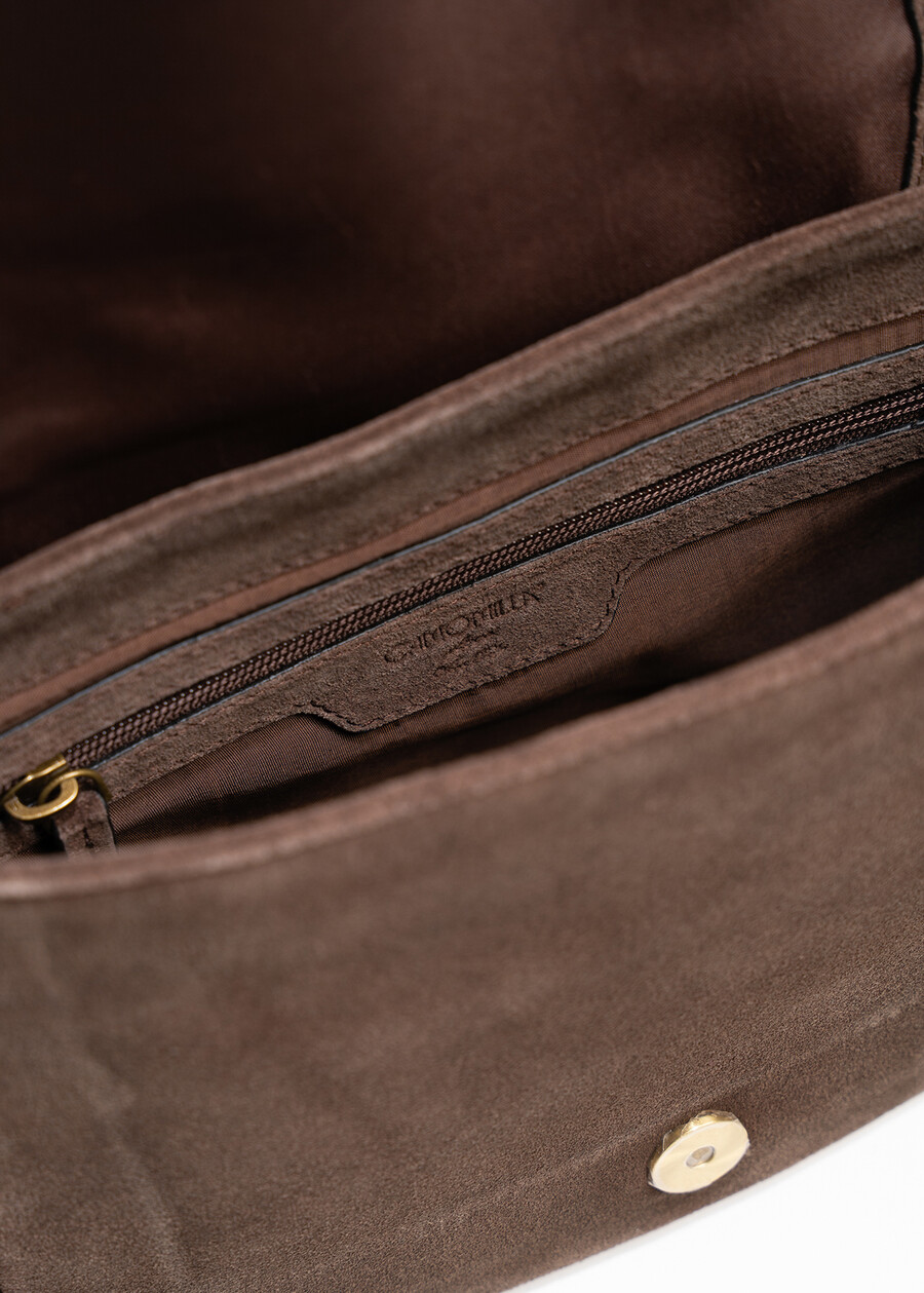 Tracolla Balema in vera pelle NERO BLACKMARRONE CAFFE Donna , immagine n. 4