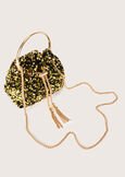 Pochette Bella con paillettes VERDE GOLDENSILVER Donna immagine n. 2