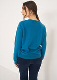 Maglia Marea in lana e cashmere VIOLA MAGENTAVERDE PAVONE Donna immagine n. 3