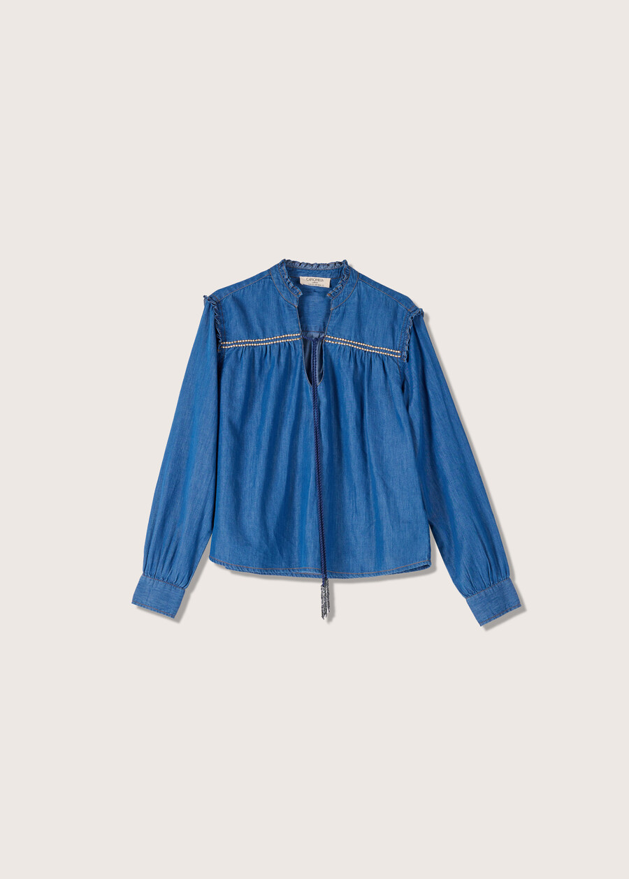 Blusa Colas 100% denim di cotone DENI DENIM Donna , immagine n. 4