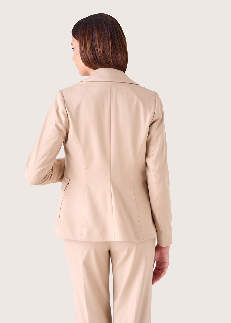 Giacca Gwyneta in poliviscosa BEIGE CAMMELLOGRIGIO MEDIUM GREY Donna , immagine n. 4