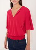Blusa Celina in jersey VERDE GARDENROSA FUCSIA Donna immagine n. 2