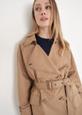 Ted cotton trench coat BEIGEBLU Woman image number 3
