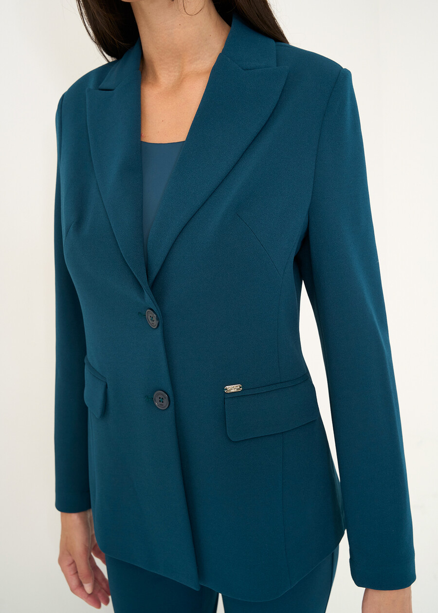 Blazer Giselle monopetto slim ROSSO BORDEAUXVERDE GARDENMARRONE Donna , immagine n. 3