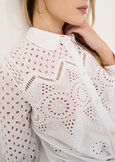 Callas Broderie Anglaise shirt BIANCO WHITE Woman image number 3