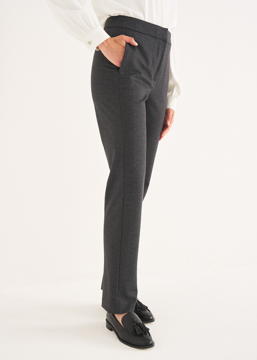 Pantalone Giorgia-I in punto Roma GRIGIO DARKGREY Donna , immagine n. 3
