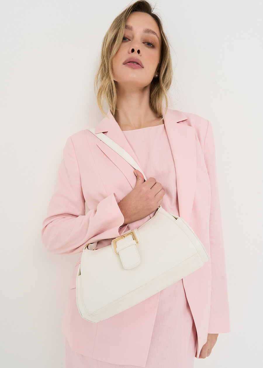 Baylee crossbody gold details BEIGEBIANCO WHITE Woman , image number 1