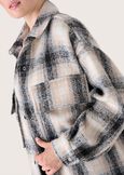 Coprispalle modello camicia Claudio BEIGE LANA Donna immagine n. 2
