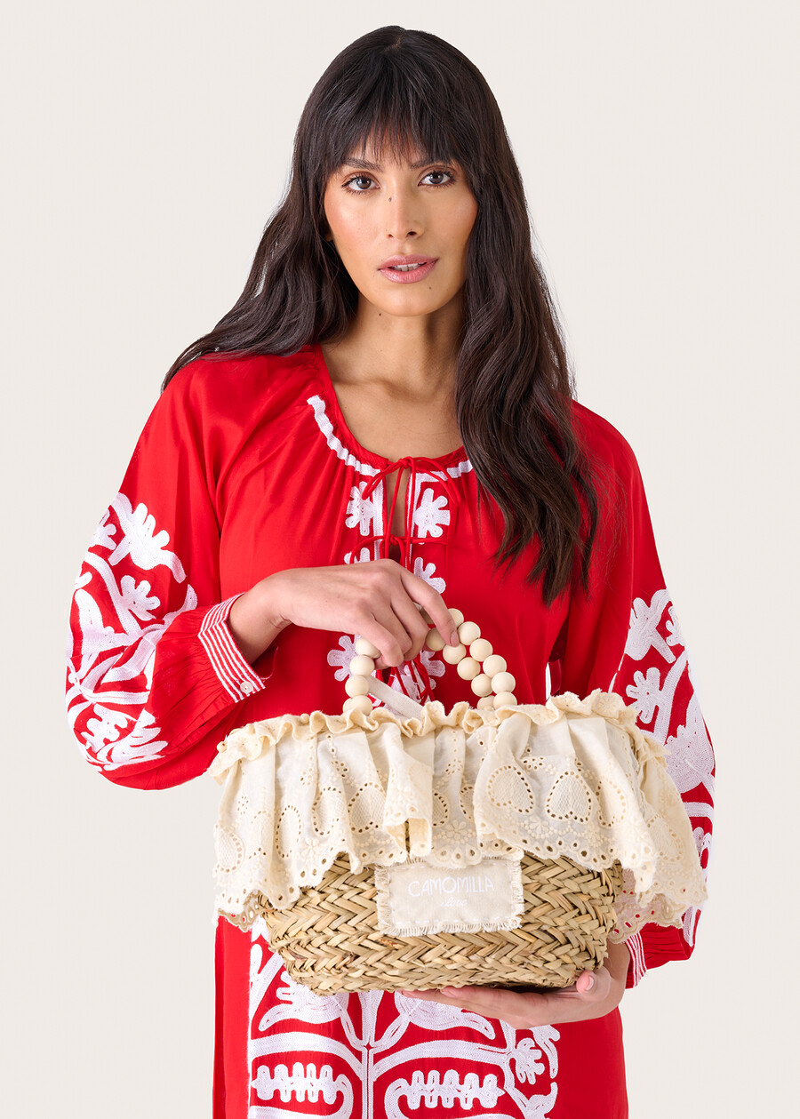 Borsa a cesta Bosea in 100% paglia  Donna , immagine n. 1