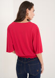 Blusa Celina in jersey VERDE GARDENROSA FUCSIA Donna immagine n. 3