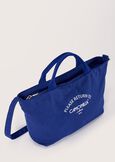 Bemmy cotton and rayon bag BLU AVIONBEIGE SALINA Woman image number 3