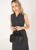 Bessie faux leather duffle bag NERO BLACKMARRONE CAFFE Woman image number 1