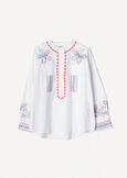 Camicia Cuore ricamata BIANCO WHITE Donna immagine n. 4