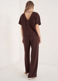 Pantaloni Pencil Vita Alta MARRONE JAVA Donna immagine n. 5