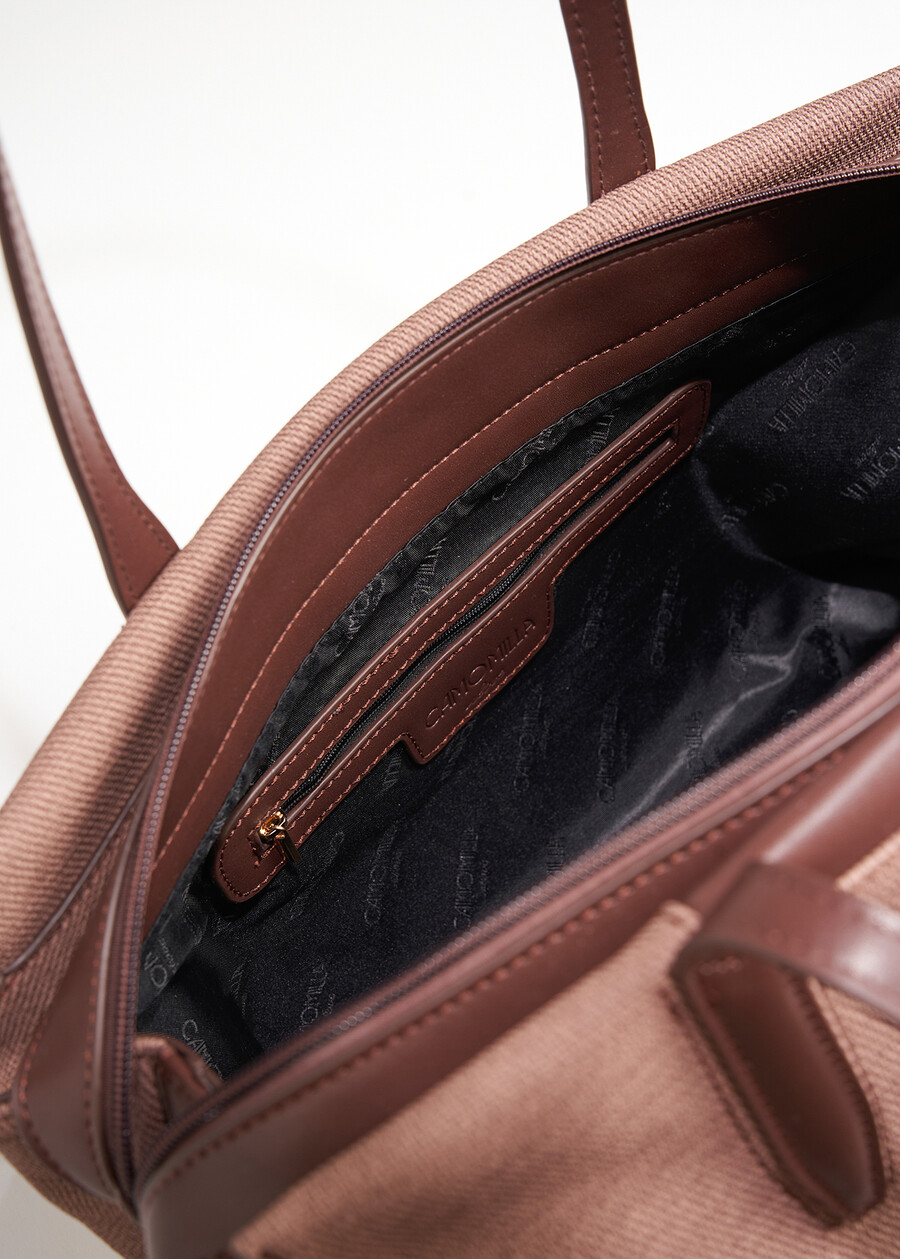 Bess duffle bag – Archivio collection NERO BLACKBEIGE MOUSSE Woman , image number 4