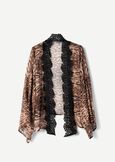 Coprispalle Cnosso 100% viscosa MARRONE JAVA Donna immagine n. 4