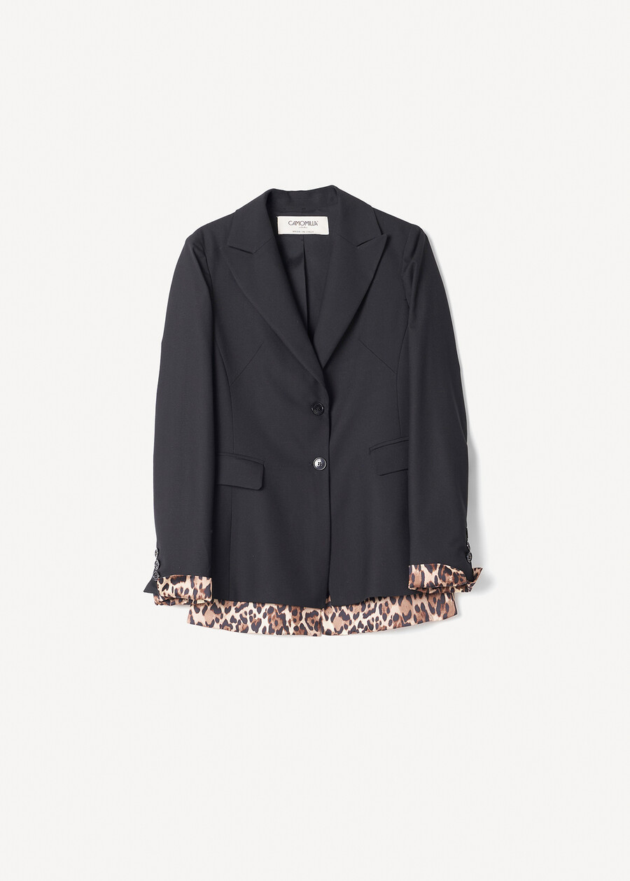 Giacca Giselle-O Leopardier NERO BLACK Donna , immagine n. 6