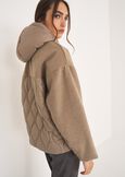 Paiper short puffer with hood GRIGIO TORTORA Woman image number 3
